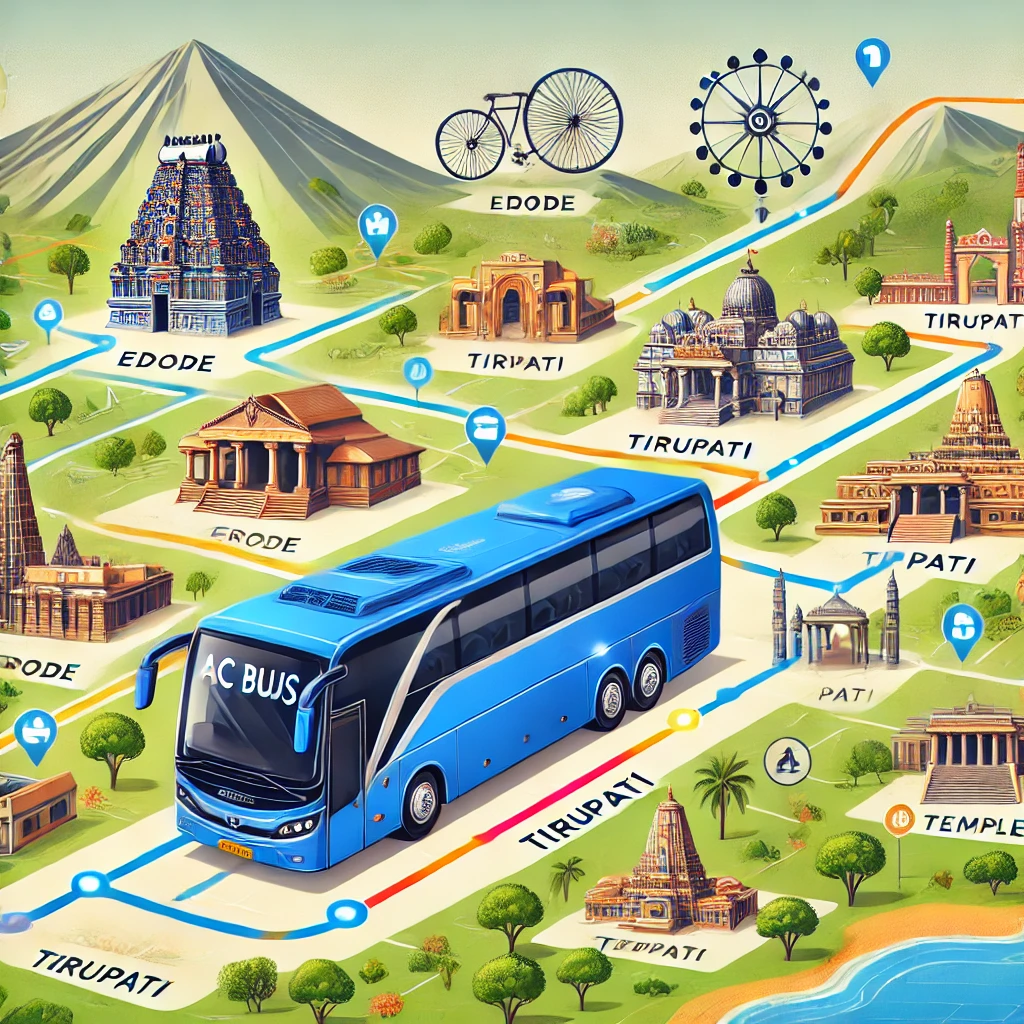 erode to tirupati bus package